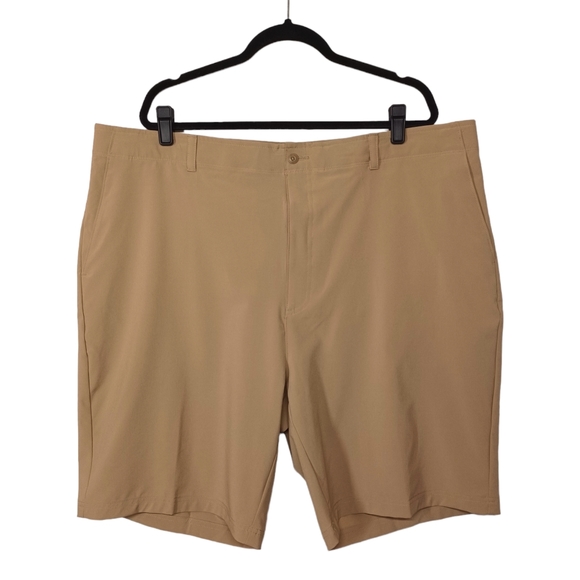 Hogan Other - BEN HOGAN PERFORMANCE Tan Brown Stretch Moisture Wicking Fabric Shorts 46 NWT